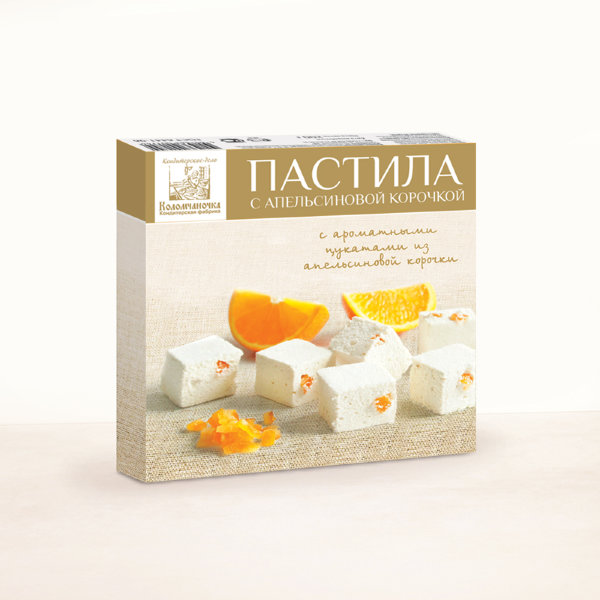 №2 Пастила 205г с апельсиновой корочкой  в Большом Камне