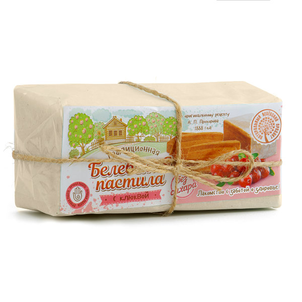 №2 Пастила 200г диетическая с клюквой  в Большом Камне