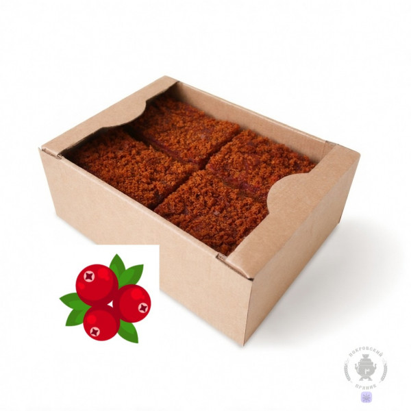 №3 Пряник 1кг с фруктовой начинкой Брусника в Большом Камне