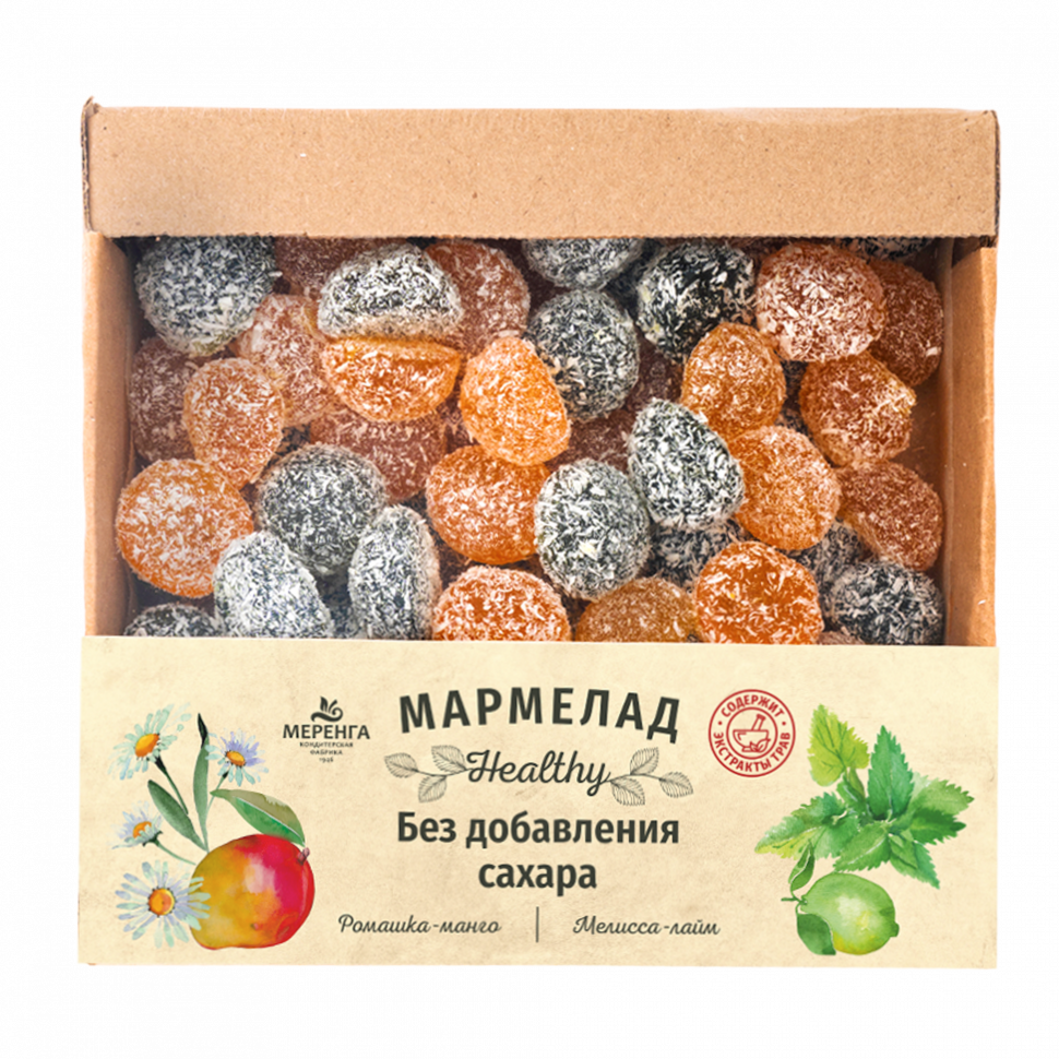  Меренга Мармелад в кокосовой обсыпке Ромашка+Мелисса , 800г     в Большом Камне