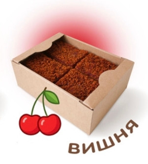 №3 Пряник 1кг с фруктовой начинкой Вишня в Большом Камне