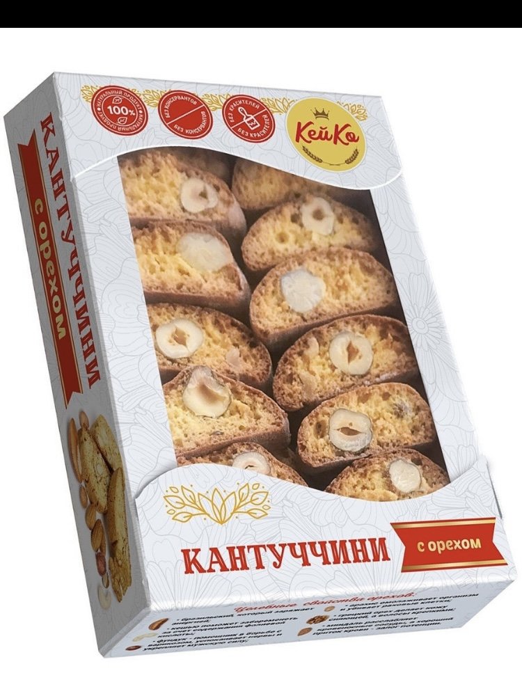  Кей Ко Кантуччини с орехом, 200г    в Большом Камне